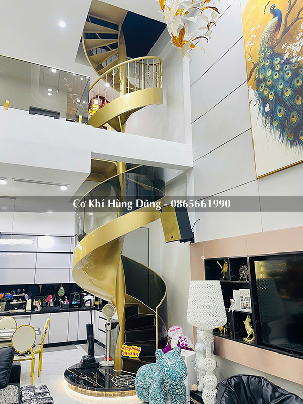 cầu thang xoắn ốc đẹp