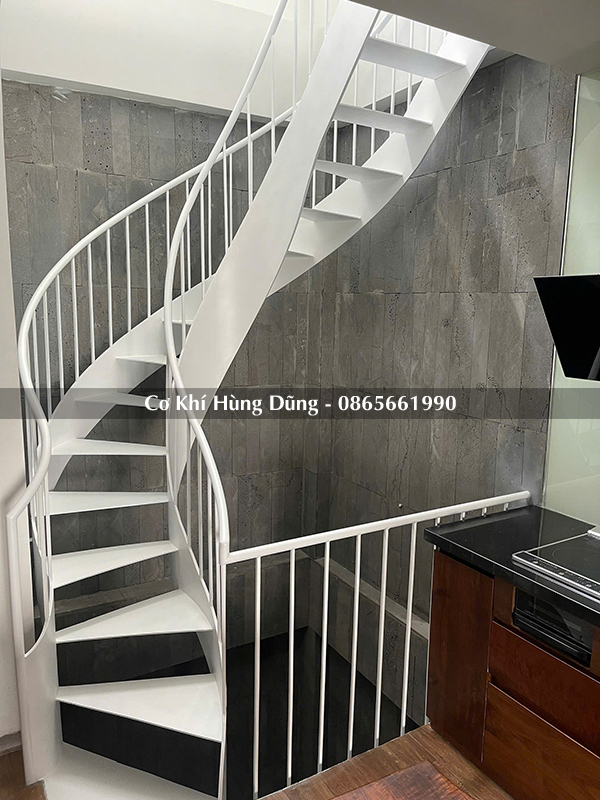 Cầu thang xoắn sắt