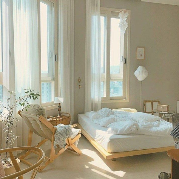 trang trí phòng ngủ phong cách Hàn Quốc 01