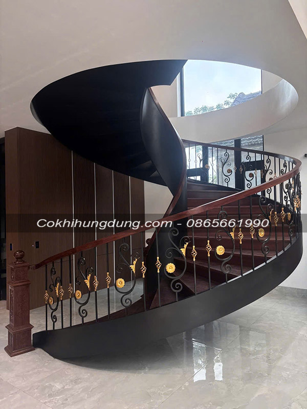 cầu thang xoắn ốc sắt cầu thang xoắn ốc sắt