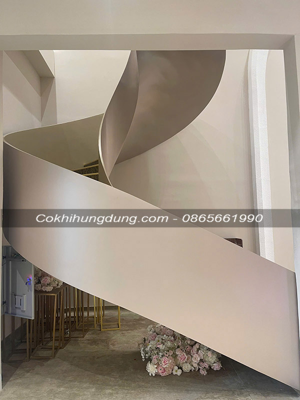 mẫu cầu thang xoắn ốc đẹp ms34