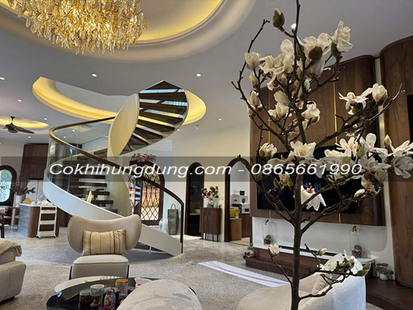 mẫu cầu thang xoắn ốc MS58