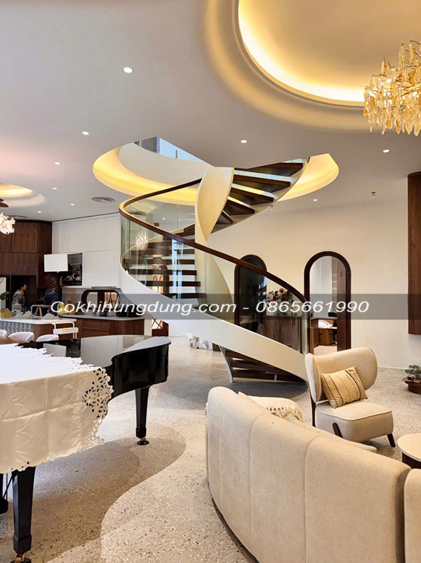 mẫu cầu thang xoắn ốc MS55