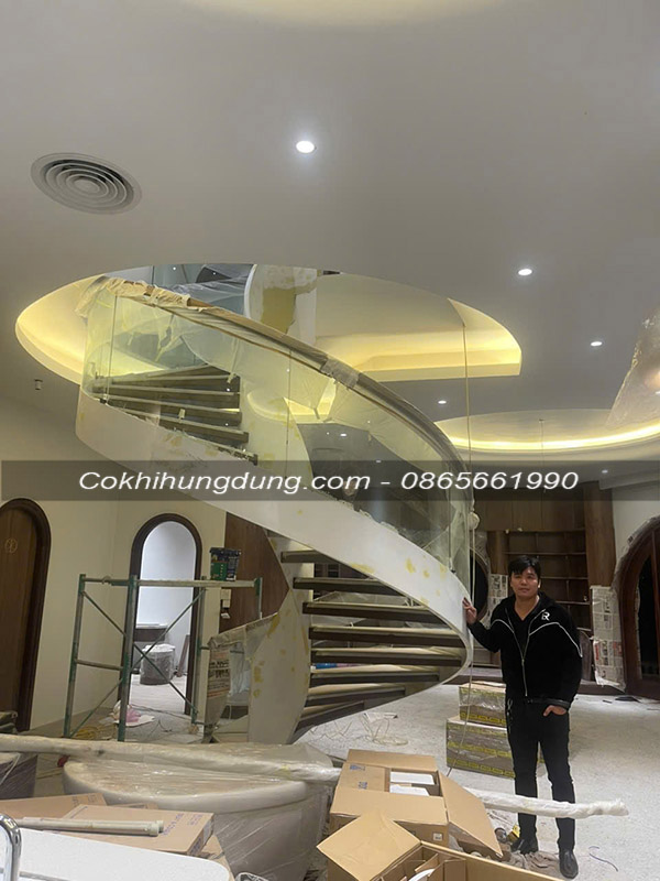 mẫu cầu thang xoắn ốc MS41