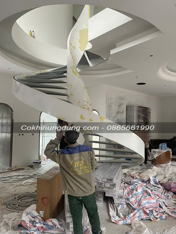 mẫu cầu thang xoắn ốc MS30