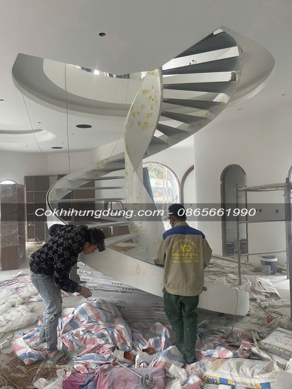 mẫu cầu thang xoắn ốc MS29