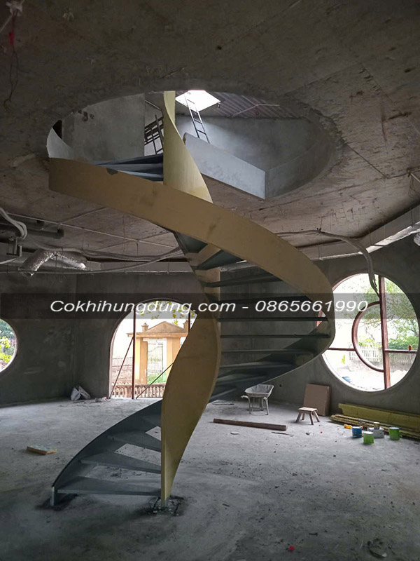mẫu cầu thang xoắn ốc MS26