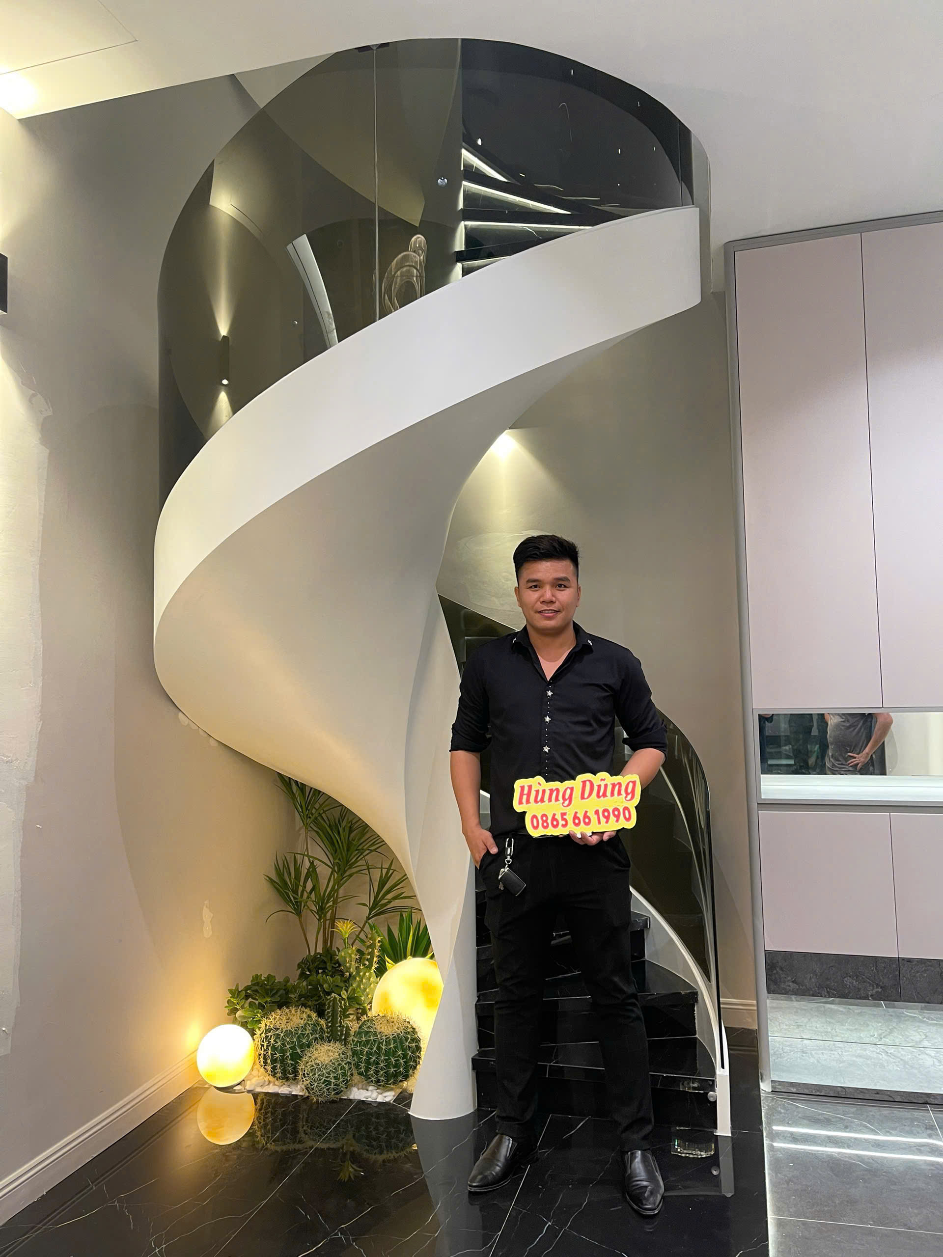 Cầu thang xoắn đẹp