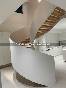 mẫu cầu thang xoắn ốc bằng sắt