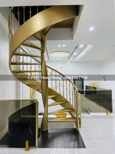 Cầu thang xoắn ốc ngoài trời