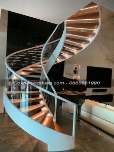 cầu thang xoắn ốc đẹp